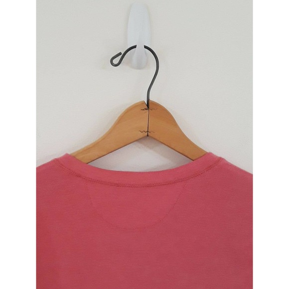 Womens LRL Ralph Lauren Coral Lace Up Bohemian Spring Top with Leather Details - Picture 5 of 5